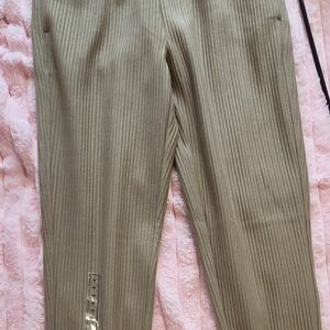 DSG Beige Ribbed Top